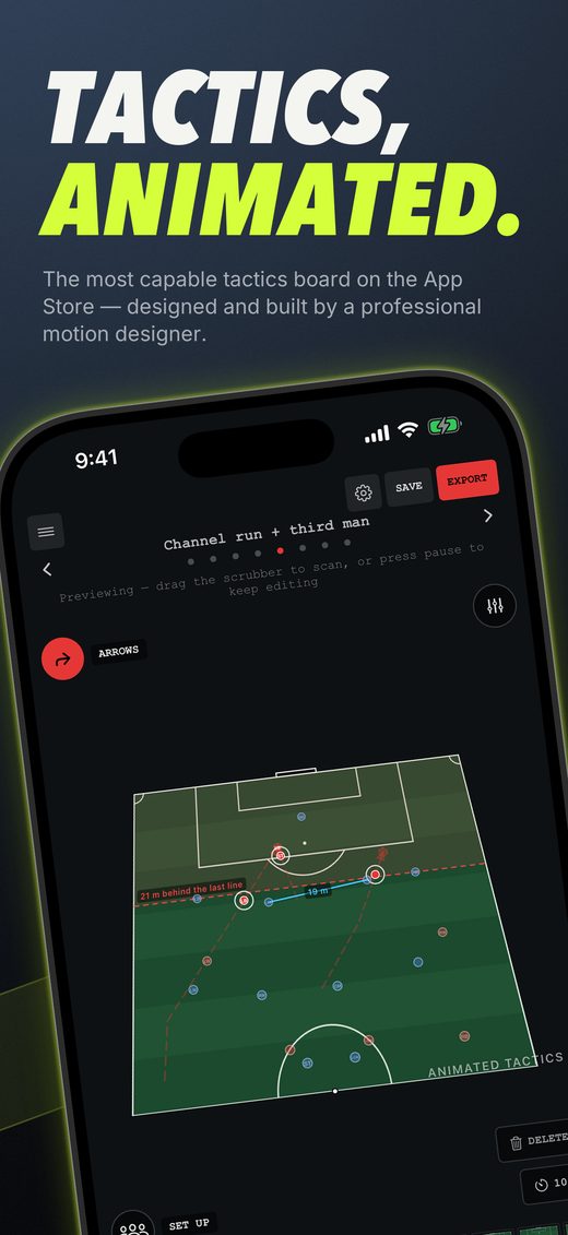 Tactics, animated: the board on iPhone